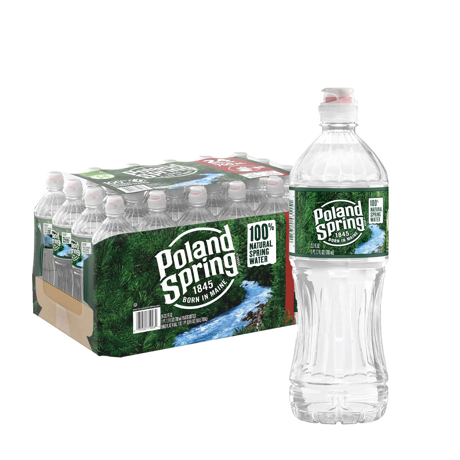 Water - Poland Spring 700ml - 24 Pack
