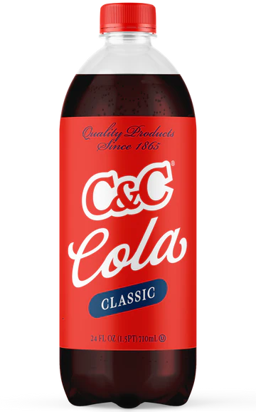 C&C Cola - 24oz Bottles - 24 Pack