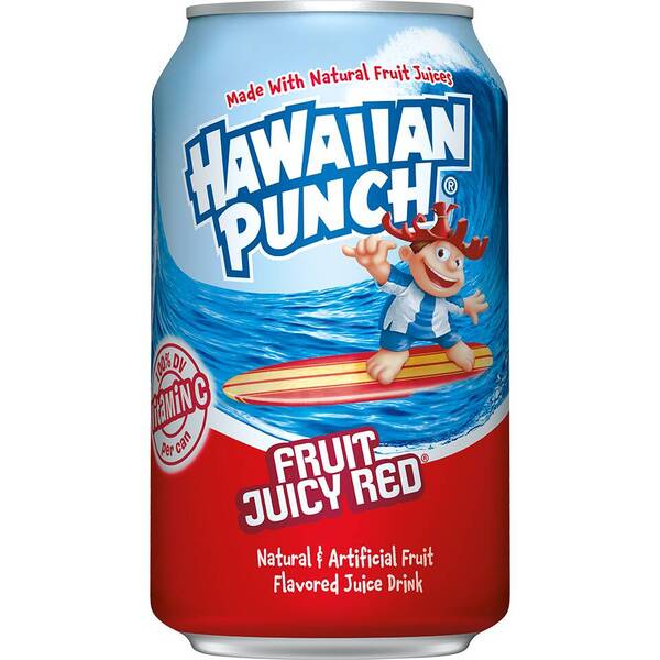 Hawaiian Punch Fruit Juicy Red 12oz can 12pack