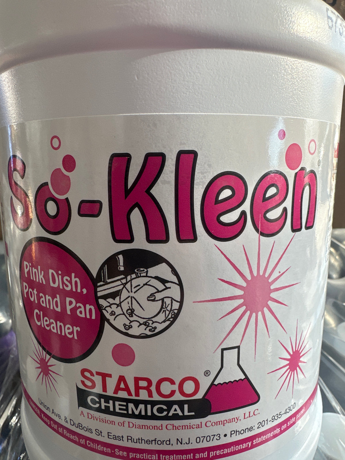 So. Kleen 1 x 4 gallon ￼pink dish pot and pan cleaner