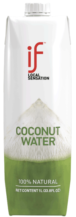 (IF) Natural Coconut Water 1 L 1 x 12