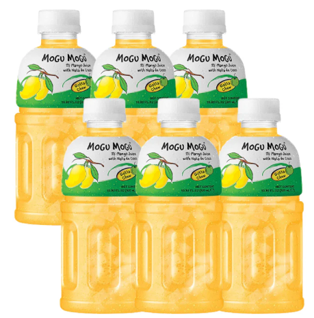 MOGU MOGU MANGO JUICE WITH NATA DE COCO 4/6/320ml