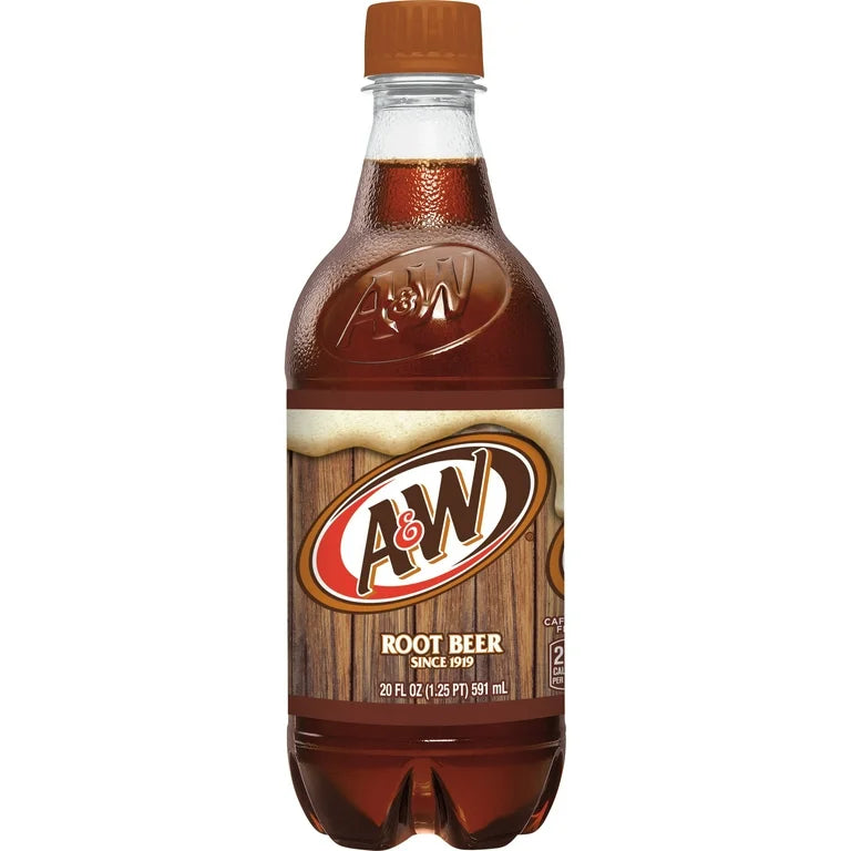 20 oz Root Beer A&W 1 x 24