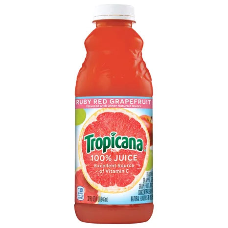 Tropicana Ruby Red Grapefruit 32 oz 1 x 12