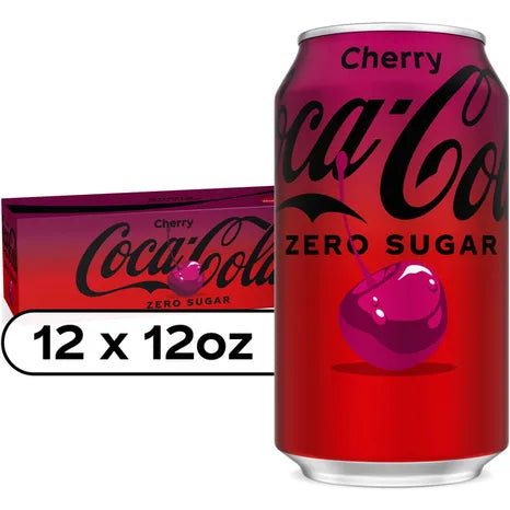 Coca Cola Zero Sugar Cherry 12 Pack
