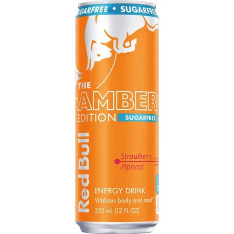 Red Bull strawberry apricot amber - 24/12 oz