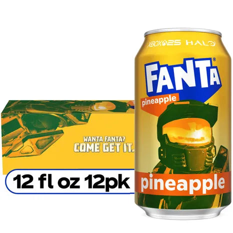 fanta pinapple 12oz x 12pk
