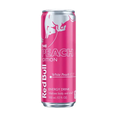 Red Bull white peach- 24/12 oz