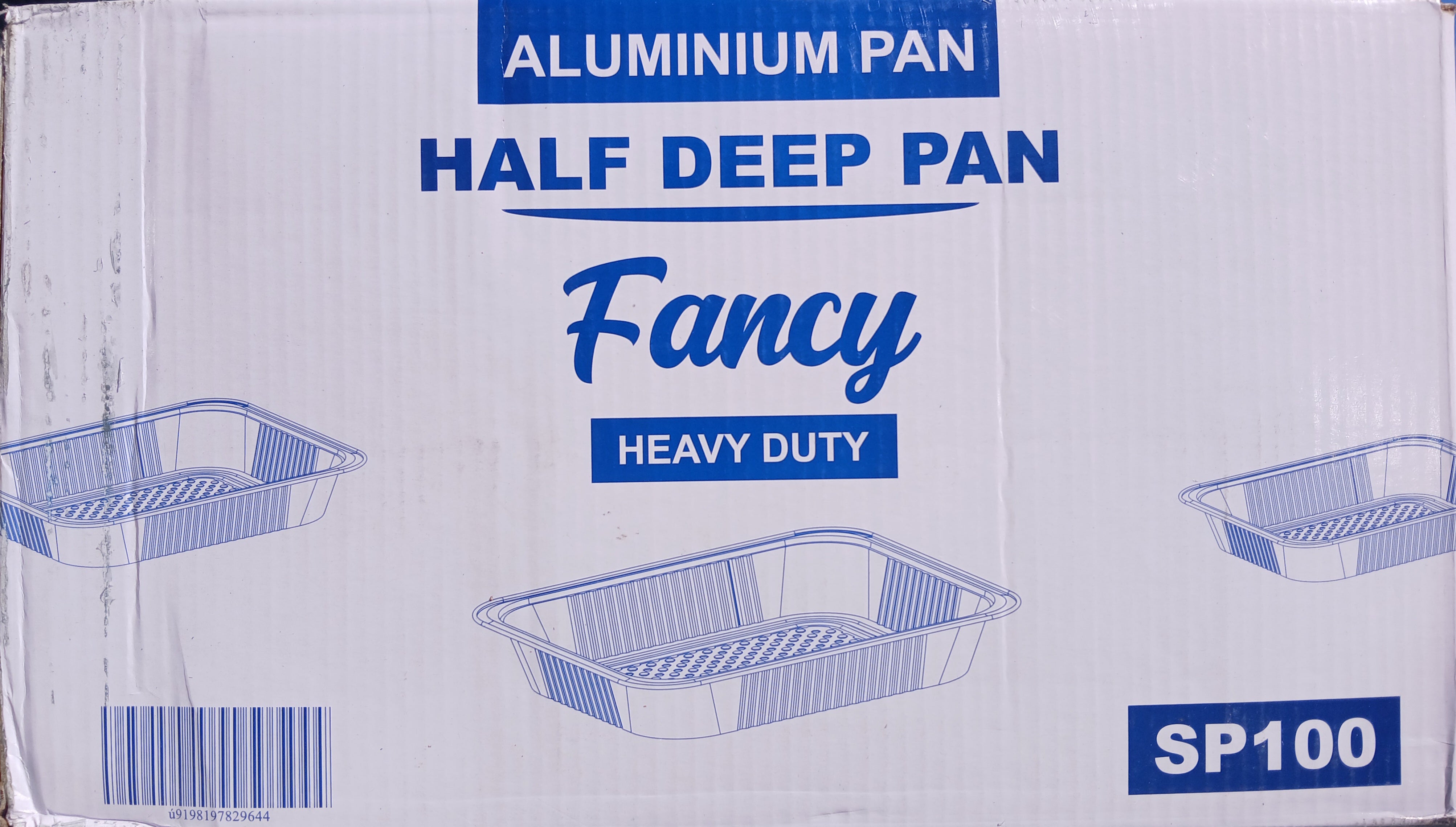 Half - Size Deep Aluminum Pan
