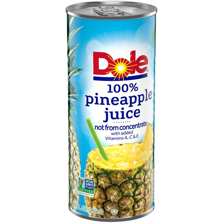 Dole pinapple juice 8oz can