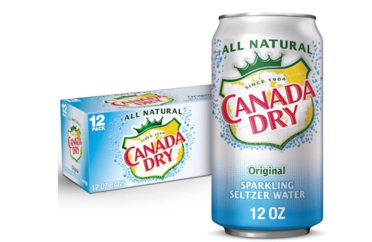 Cans seltzer water canada dry