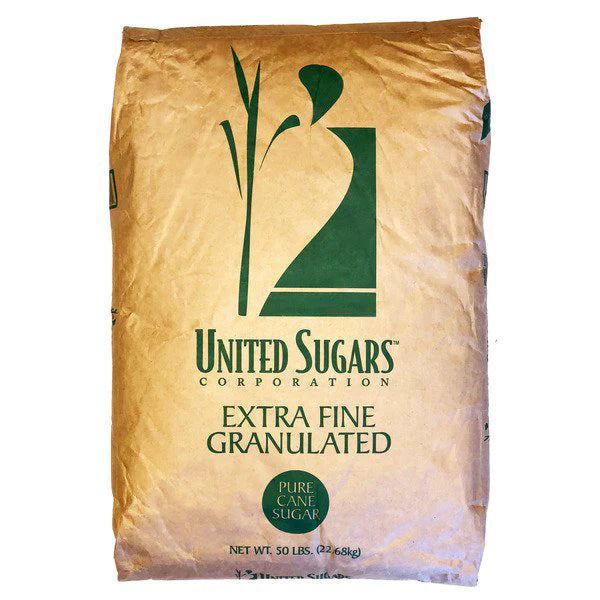 United Sugar Extra Fine Granulated Sugar 50 lb